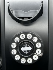 Crosley wall phone. Model CR55.Black, push button. Landline Excellent