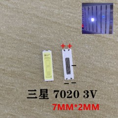 100pcs FOR LG SAMSUNG LED Backlight 0.5W 1W 1.5W 7020 7030 8520 3V 6V Cool White