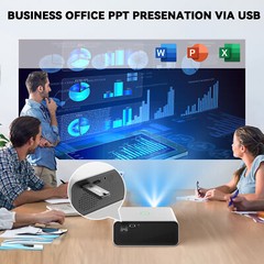 4K Projector Smart Netflix 35000LMS 1080P 5G WiFi Bluetooth Video Home Theater