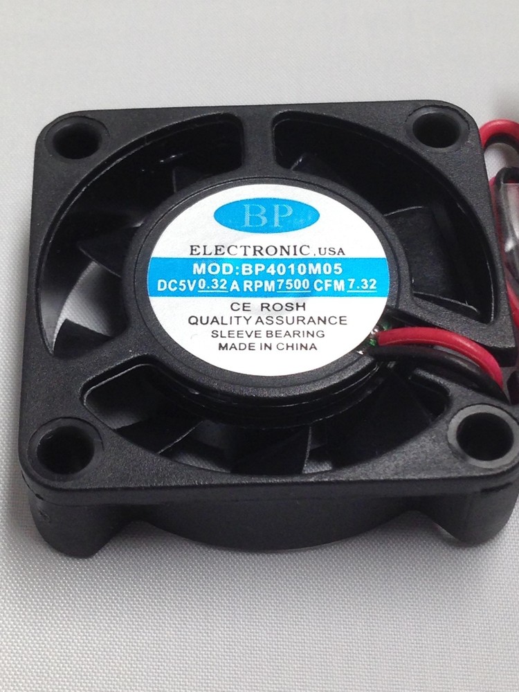 BP4010M5 FAN 5V DC 2P 40mm 40m 10mm 40x10x10 – 10 inches wire 2P terminal