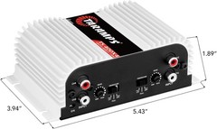 Taramps TS 400×4 Automatic High Level Input 400W RMS 4 Channel Amplifier