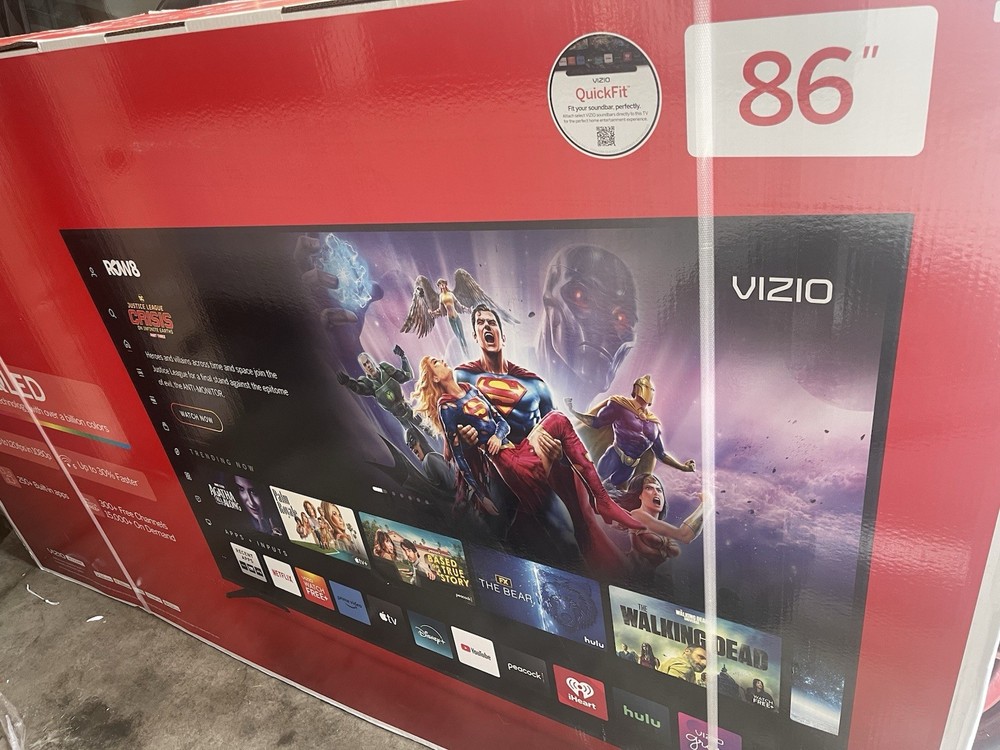 VIZIO Quantum 4K QLED Smart TV 86in 2160p (4K) – VQD86M Red