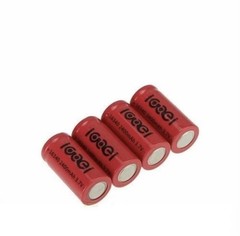 Rechargeable 4 X 2400mAh Li-ion CR123A 16340 Batteries 3.7v Lithium Li-ion