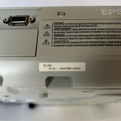 Epson EX30 Multimedia LCD Projector 63 Lamp Hours Tested Remote Carry Case