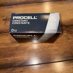 Procell D12 Batteries (12 Pack) Constant Alkaline For Low Drain Devices