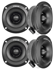 4x PRV 240W Shallow Super Tweeter TW350Ti-4 SLIM 3.5″ Bullet 4 Ohms Titanium