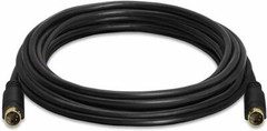 S-Video Cable Male To Male 4 Pin Gold Plated SVHS for TV DVD VCR -Multi-Pack Lot