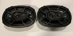KICKER ESC693 6x9in 3-Way Car Speakers 75W RMS 350W Peak 4 Ohm 48ESC693