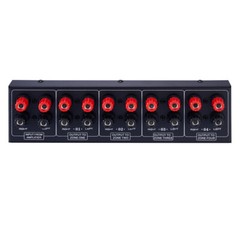 Passive 1-IN-4-OUT Amplifier / Speaker Splitter Box Distributor Audio Switcher