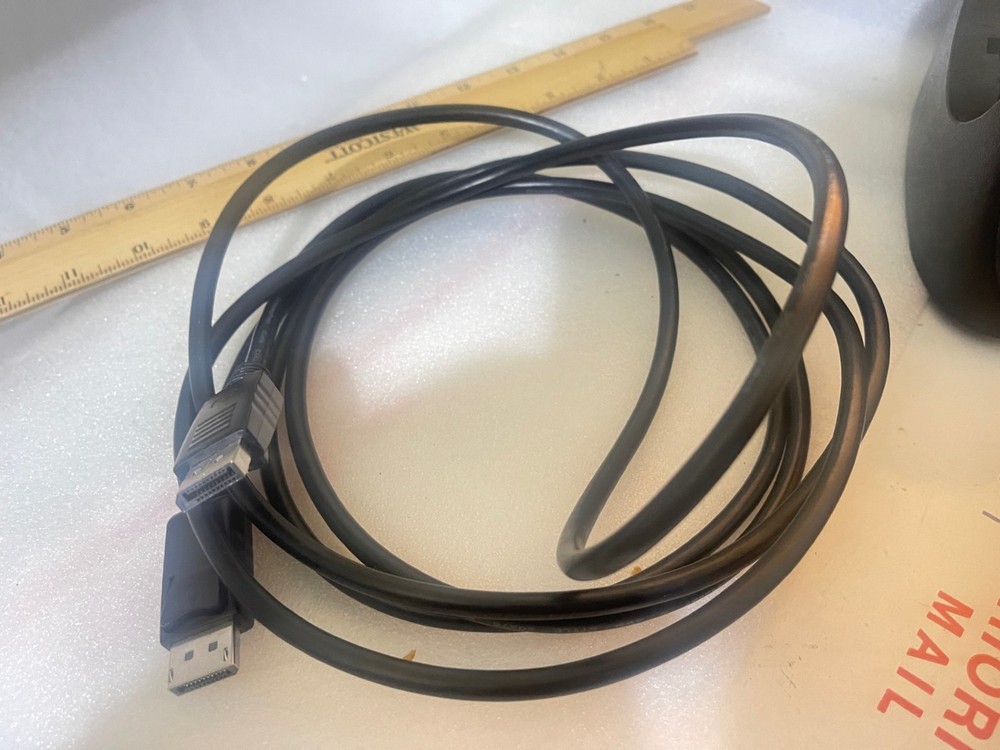 DisplayPort Male Male Cable 6′ Black E342987 Style 20276 (M15)