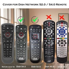 Cover for Dish Network Remote, Case TV Remote Control Black Non-glow