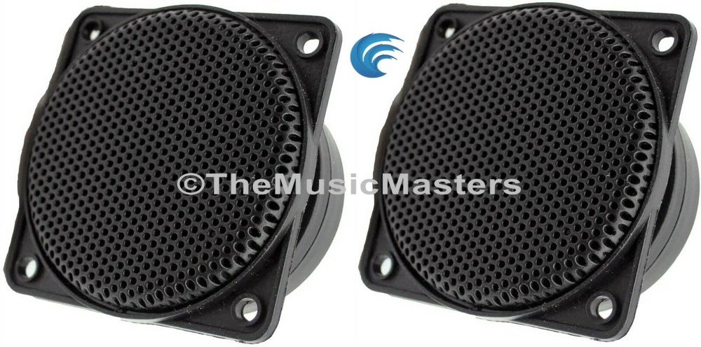 Pair 2.5″ inch Flush Mount Super Mini HQ Horn Tweeters Speakers Car Home Audio