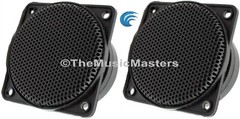 Pair 2.5″ inch Flush Mount Super Mini HQ Horn Tweeters Speakers Car Home Audio