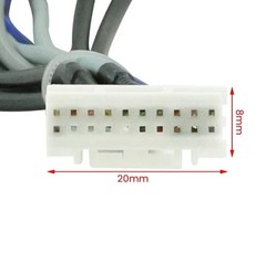20 Pin Car Radio RCA Harness Adapter Plugs for Most Android Car Stereo Radio GPS