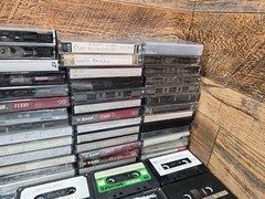 HUGE Lot of 135+ Cassette Tapes Albums, Blank Various New / Used Maxell Sony TDK