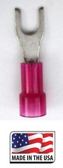 (200 Pack) 22-18 AWG #10 STUD NYLON FORK SPADE TERMINAL ELECTRICAL CONNECTOR USA