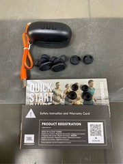 JBL Endurance Race True Wireless Active Earbuds- Black