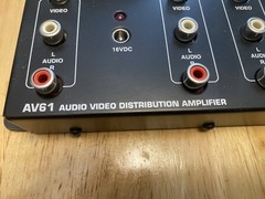 Xantech AV61 Audio Video Distribution Amplifier with AC Power Adapter
