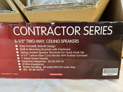 2 Dayton Audio 6-1/2″ 2-Way Enclosed Ceiling Speakers New in Box