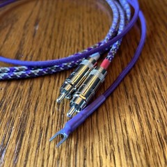 4 Ft Audiophile Turntable Phono RCA Cables w/Ground Low Capacitance pro ject