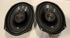 KICKER ESC693 6x9in 3-Way Car Speakers 75W RMS 350W Peak 4 Ohm 48ESC693