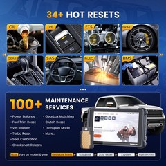 ThinkScan 689BT TPMS Tool LifeFree Update Bidirectional OBD2 Scanner E.CU Coding