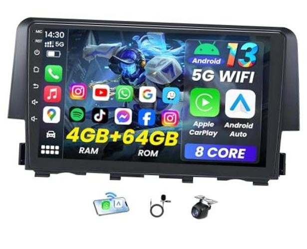 [8Core 4GB RAM 64GB ROM] Car Radio for Honda Civic 9 Inch 8 Core 4G RAM 64G ROM