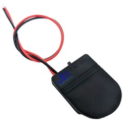 Single/1X CR2032 DIY Button Battery Holder Case Box 3V With Power Switch & Wire