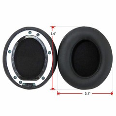 2 Replacement Earpad Ear Pads Cushion For Beats by dr dre Studio 2.0 Black USA@