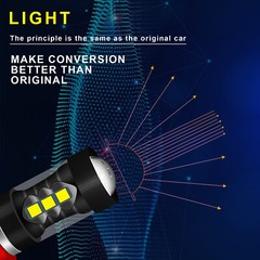 For Honda Accord Civic 2006-2020 H11 Fog Light Projector Lens Yellow LED Bulbs