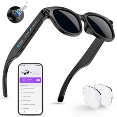 AI Smart Glasses – Polarized Sunglasses, 290mAh Battery, Bluetooth Calling, H…