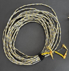 XLO/VDO ER-11 THX 40ft Pair Speaker Cables Gold Spade/Banana Terminated