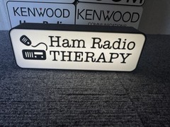 CUSTOM 3D Printed HAM Radio Therapy Light Up Box for HAM Radio L@@K