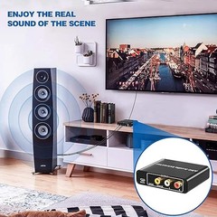HDMI ARC to RCA Audio Converter and Analog 3.5mm RCA Stereo