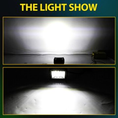 4x 4 Inch LED Work Light Bar Flood Spot Pods Offroad Fog Driving ATV Truck