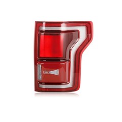 LED Tail Lights Compatible With F150 F 17-20 Raptor Black Right Passenger Side