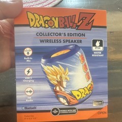 Dragon Ball Z Collector’s Edition Bluetooth Speaker Water Resistant USB-C FM Ra…