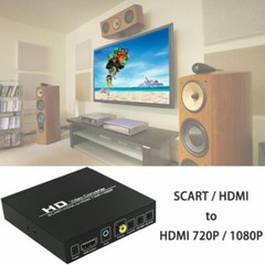 Scart HDMI to HDMI 720P 1080P HD Video Converter Monitor Box for HDTV DVD STB