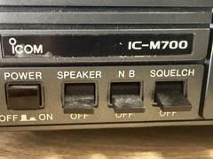 Icom IC-M700 HF Marine SSB Transceiver w Mic VTG Tested Made in Japan Works