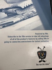 30GB Sony SVR-2000 TiVo 30 Hours Unused Cords Remote Manual Old Stock As-Is