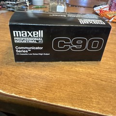 10 Pcs Maxell Professional Industrial Communicator Series C90 Cassettes Sealed