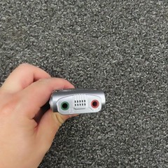 Sony IC Recorder Digital Voice Recorder Silver Handheld LCD Speaker Mic Jacks