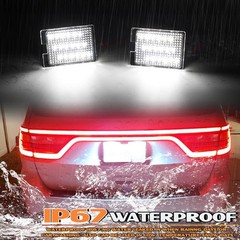 License Plate Light Compatible with 2014-2024 Dodge Durango Pickup Truck, Rear L