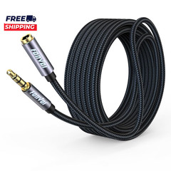 TRRS Headphone Extension Cable 4 Pole 3.5Mm Stereo Jack Male to Female Extension
