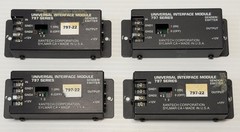 (4) XANTECH UNIVERSAL INTERFACE MODULE 797 SERIES. plus accessories.