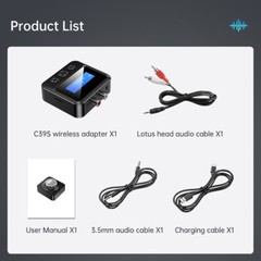 Bluetooth 5.0 Transmitter Receiver EDR Wireless Adapter USB Dongle 3.5mm AUX RCA