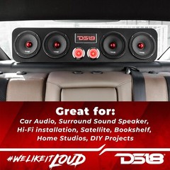DS18 PRO-X5.4BM 5.25″ Car Audio Midrange Loudspeaker 300W Max, 150W RMS, EACH