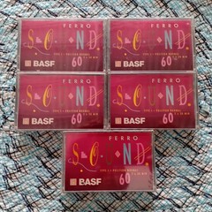 Lot of 10 BASF 60 & 90 Type I Blank Cassette Tape Made in Indonesia Nos Rare