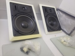 (2) RADIO SHACK 40-1366 Flush Mount Speakers • 2way 50w • Brand New Condition