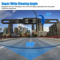 4.3″ Car Rear View Mirror Monitor Bracket+Backup Camera Kit For GMC YUKON SAVANA